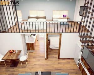 Chia sẻ kinh nghiệm sửa nhà làm gác xép cực đẹp